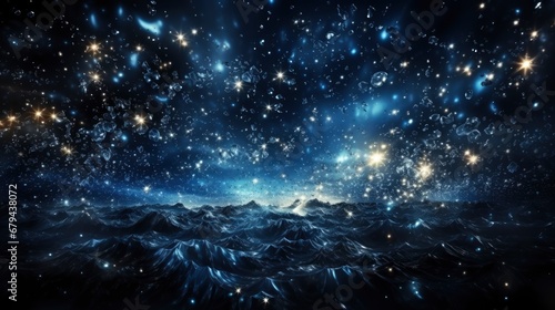 Night Starry Sky Transparent Background, Abstract Background, Effect Background HD For Designer