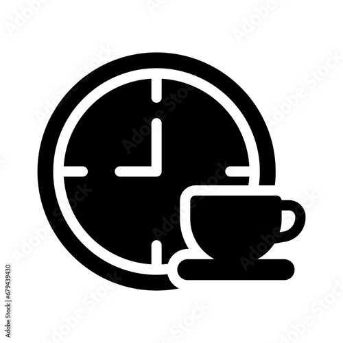 free time glyph icon illustration vector graphic. Simple element illustration vector graphic, suitable for app, websites, and presentations isolated on white background