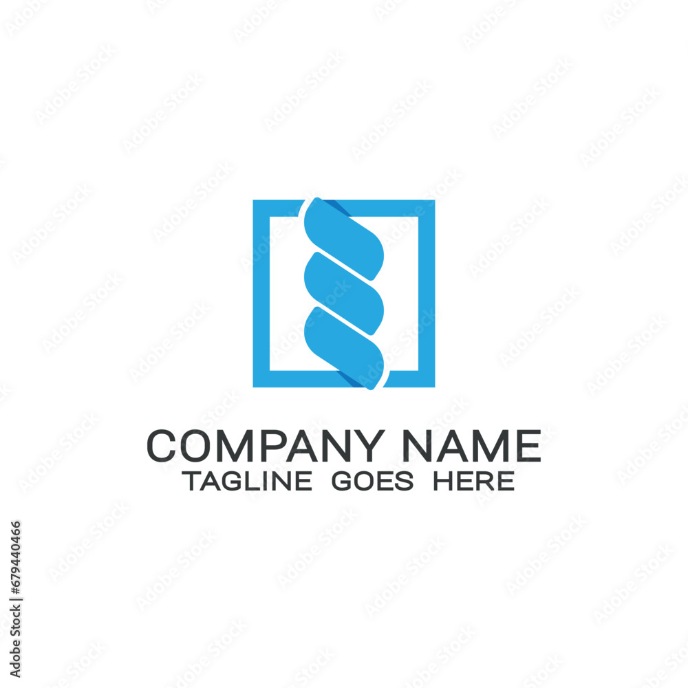 minimalist rope design business logo. minimalist rope design business logo.