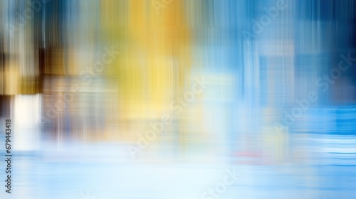 Blurred blue yellow gradient background with long horizontal and vertical texture