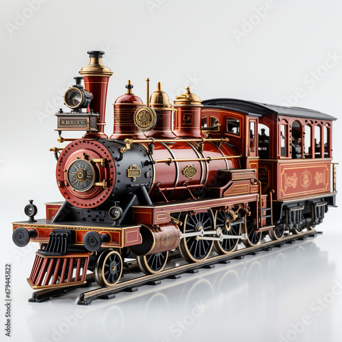 3D miniature model of a train