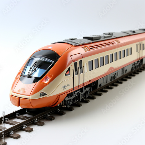 3D miniature model of a train
