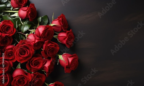 Red rose in Valentine.
