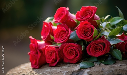 Red rose in Valentine.