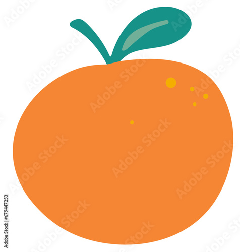 Orange cute illustration