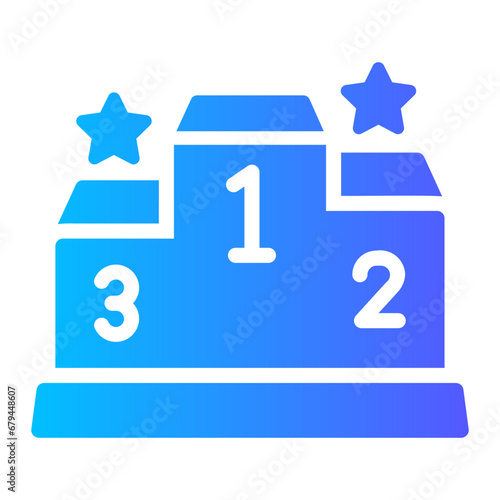 podium Gradient icon