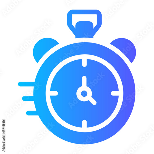 stopwatch Gradient icon