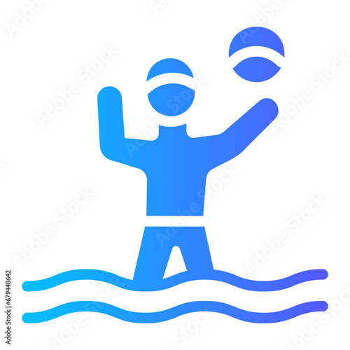 water polo Gradient icon