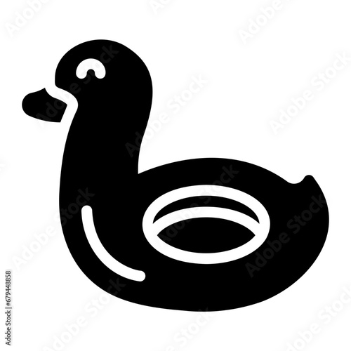 duck float Solid icon