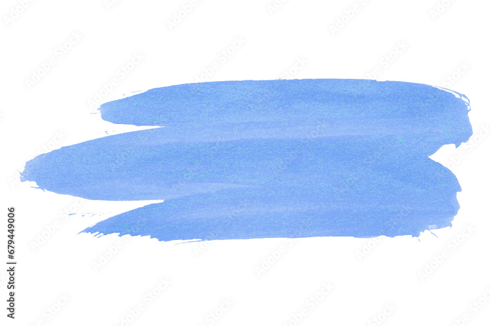 Fototapeta premium Light blue watercolor background. Artistic hand paint. Isolated on transparent background.