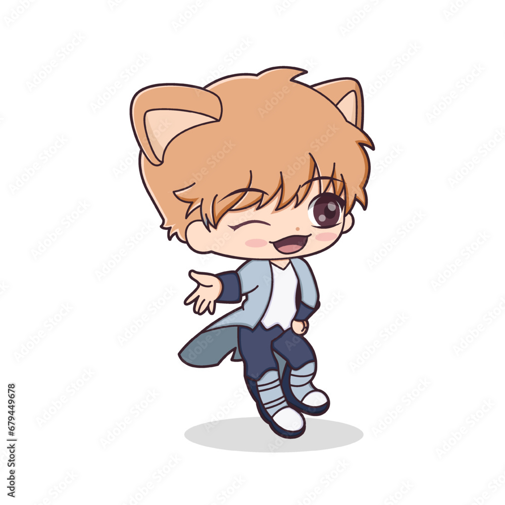 Chibi Anime Character Design Illustration Chibi Anime Character Design Illustration