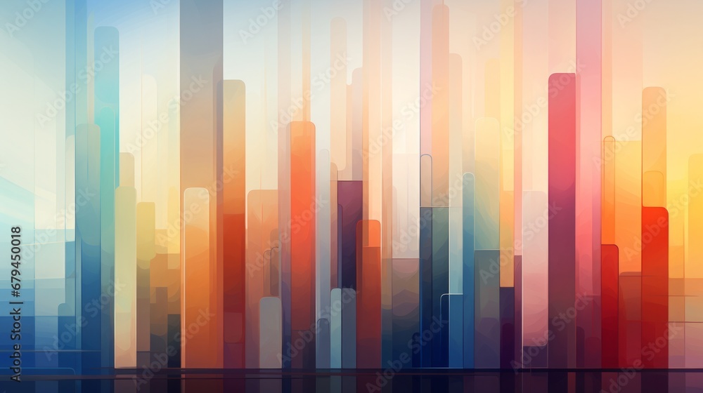 Abstract colorful background with shapes. Abstract colorful background with shapes.