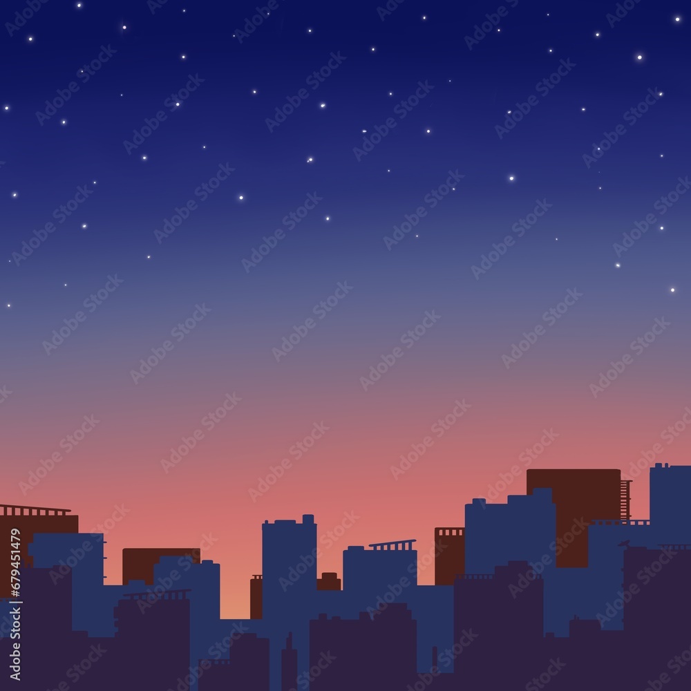 city ​​night view