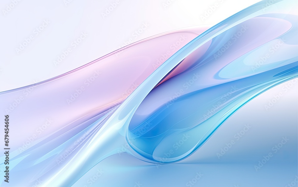 Obraz premium Abstract of pastel color wave background.