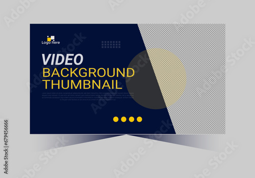 social media web cover banner and youtube thumbnail template design