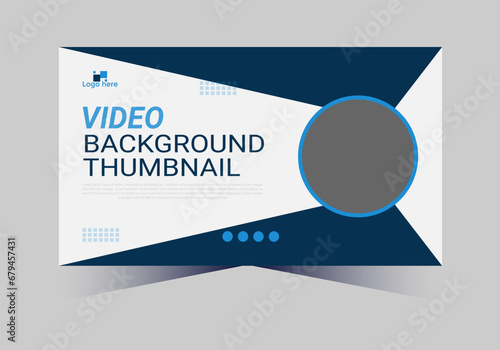 social media web cover banner and youtube thumbnail template design