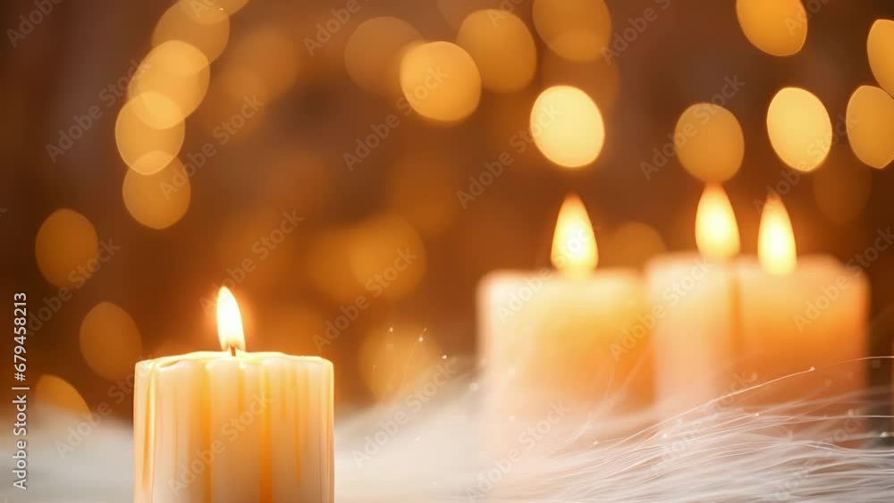 Closeup of a candles flame, with wispy smoke rising delicately into the air. Closeup of a candles flame, with wispy smoke rising delicately into the air.