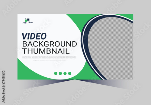 social media web cover banner and youtube thumbnail template design