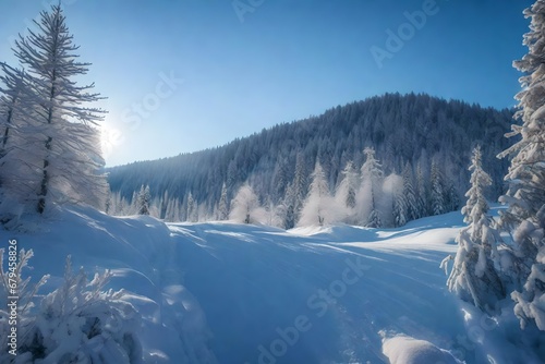 winter landscape in the mountains © Umair