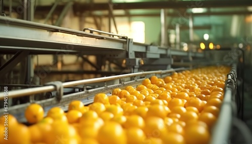Orange Fruit Processing Plant, Processes fresh fruits into juices, sauces, jams, and other fruit products