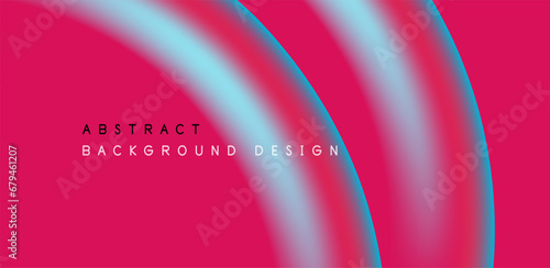 Abstract vector backdrop with fluid, geometric elements. Harmonious blend of form and color, evoking dynamic and captivating visual landscape for wallpaper, banner, background, landing page