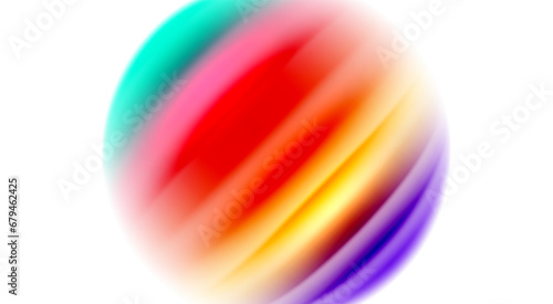 Color mixing liquid rainbow shape background