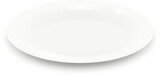 an empty white porcelain plate