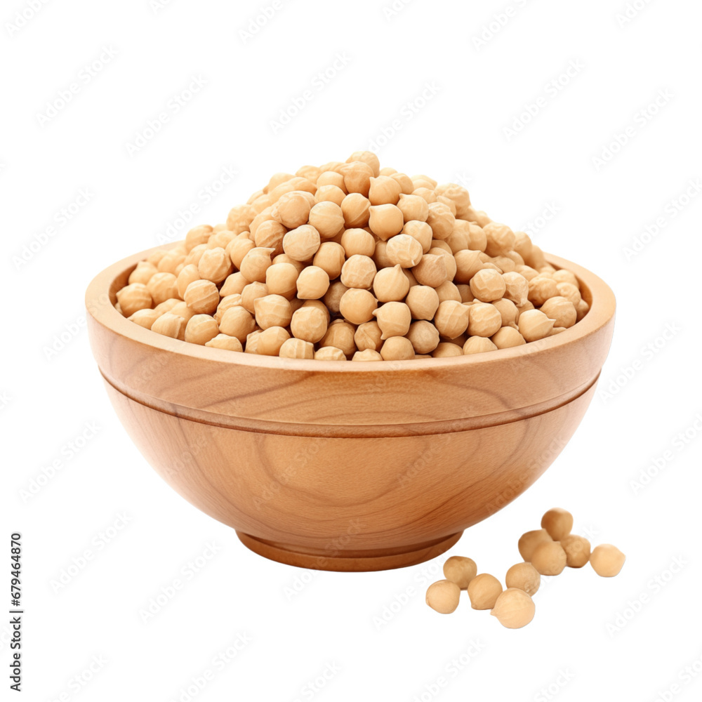 Chickpeas isolated transparent, Generative AI Chickpeas isolated transparent, Generative AI
