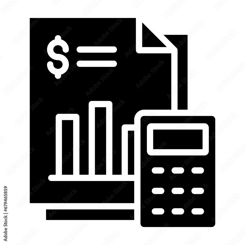 Financial Planning Icon Element For Design Financial Planning Icon Element For Design