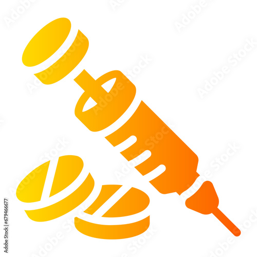 drugs Gradient icon