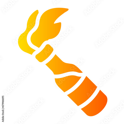 molotov cocktail Gradient icon