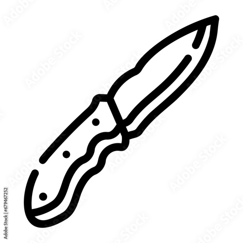 knife Line Icon