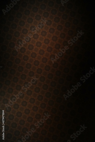 Brown grunge background with some shades on it and a black pattern