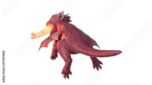 3d render of a dragon © Blueinthesky