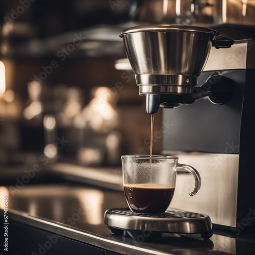coffee maker, making delicious coffee