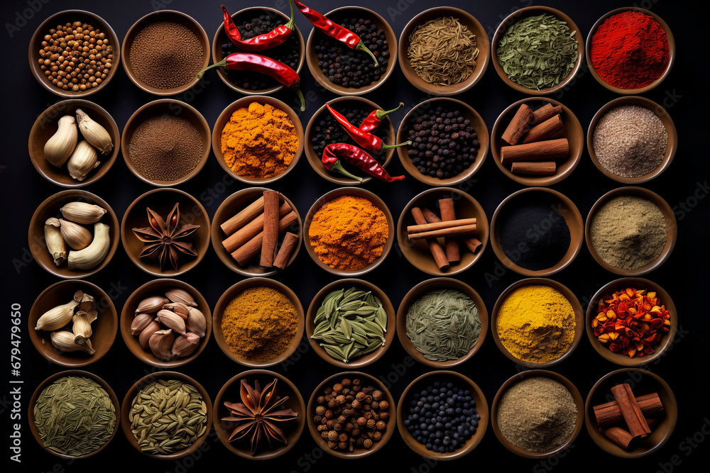 Various spices. Generative AI