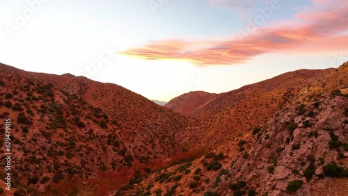 San Bernardino Forest CA Sunset Aerial Drone photo