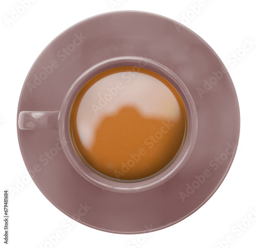 Digital png illustration of cup of coffee on transparent background