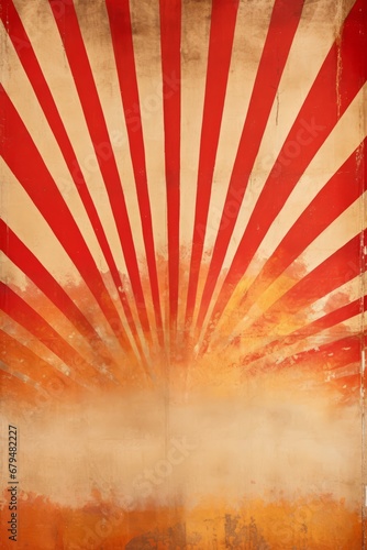 Vintage Carnival or Circus poster background template, retro fair aesthetic