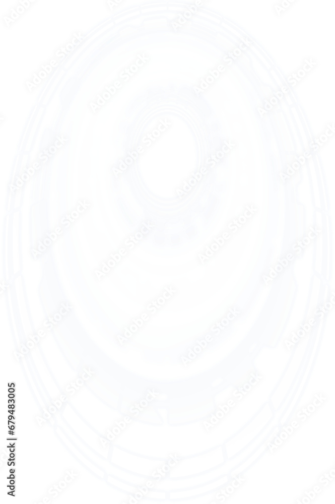 Obraz premium Digital png illustration of white abstract shape on transparent background