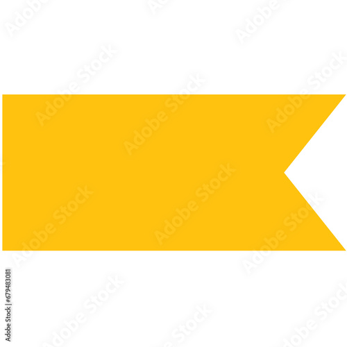 Digital png illustration of yellow badge with copy space on transparent background