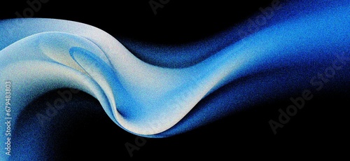 abstract blue wavy gradient  background with grain and noise texture for header poster banner backdrop design