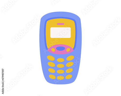 携帯電話 レトロ イラスト