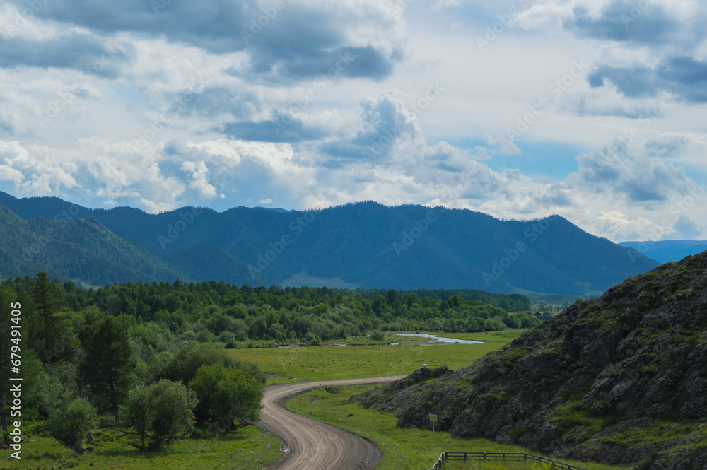 Fototapeta premium road in mountains