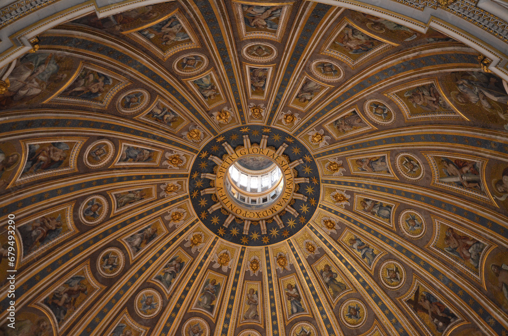 dome of the pantheon - obrazy, fototapety, plakaty 