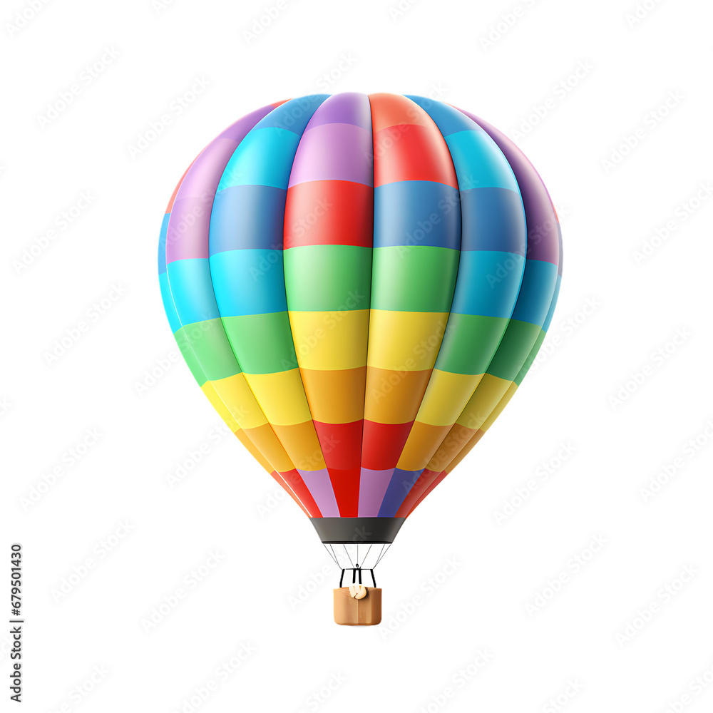Fototapeta premium Balloons on transparent background, Christmas, holiday decoration material, vector illustration