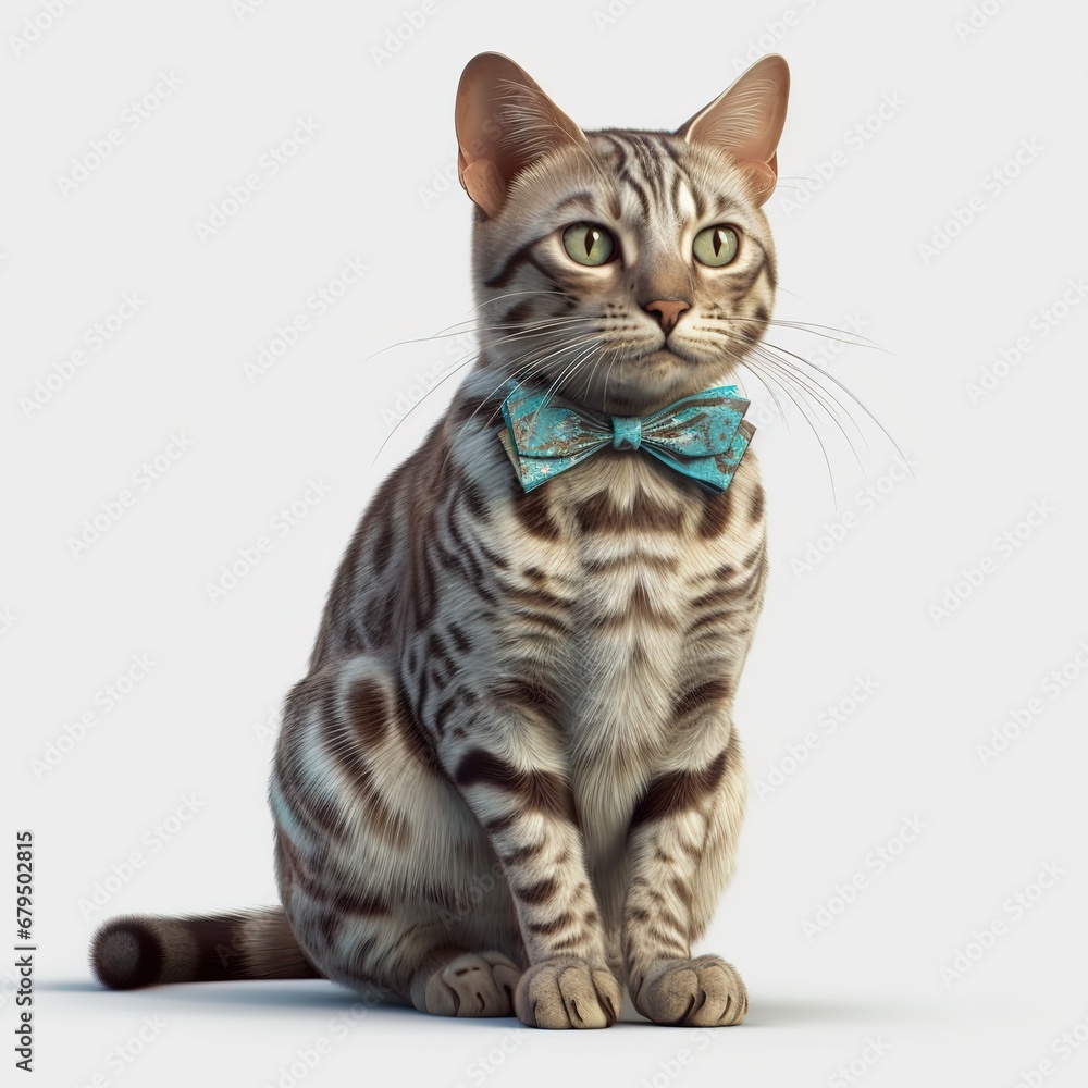Fototapeta premium cat isolated on white