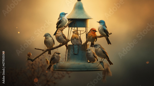 A group of birds