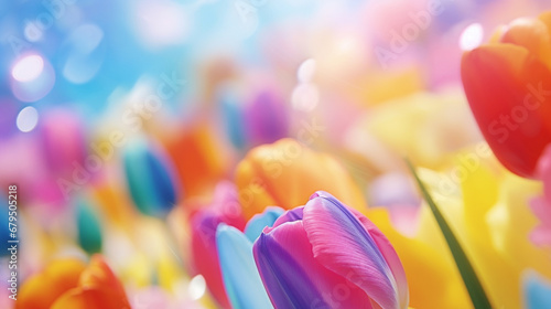 tulip flowers HD 8K wallpaper Stock Photographic Image 