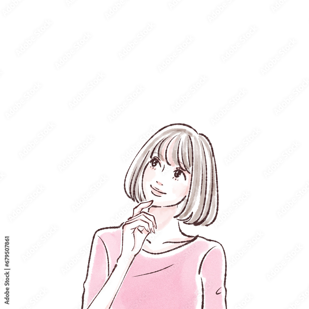 女性・女の子のイラスト素材 女性・女の子のイラスト素材